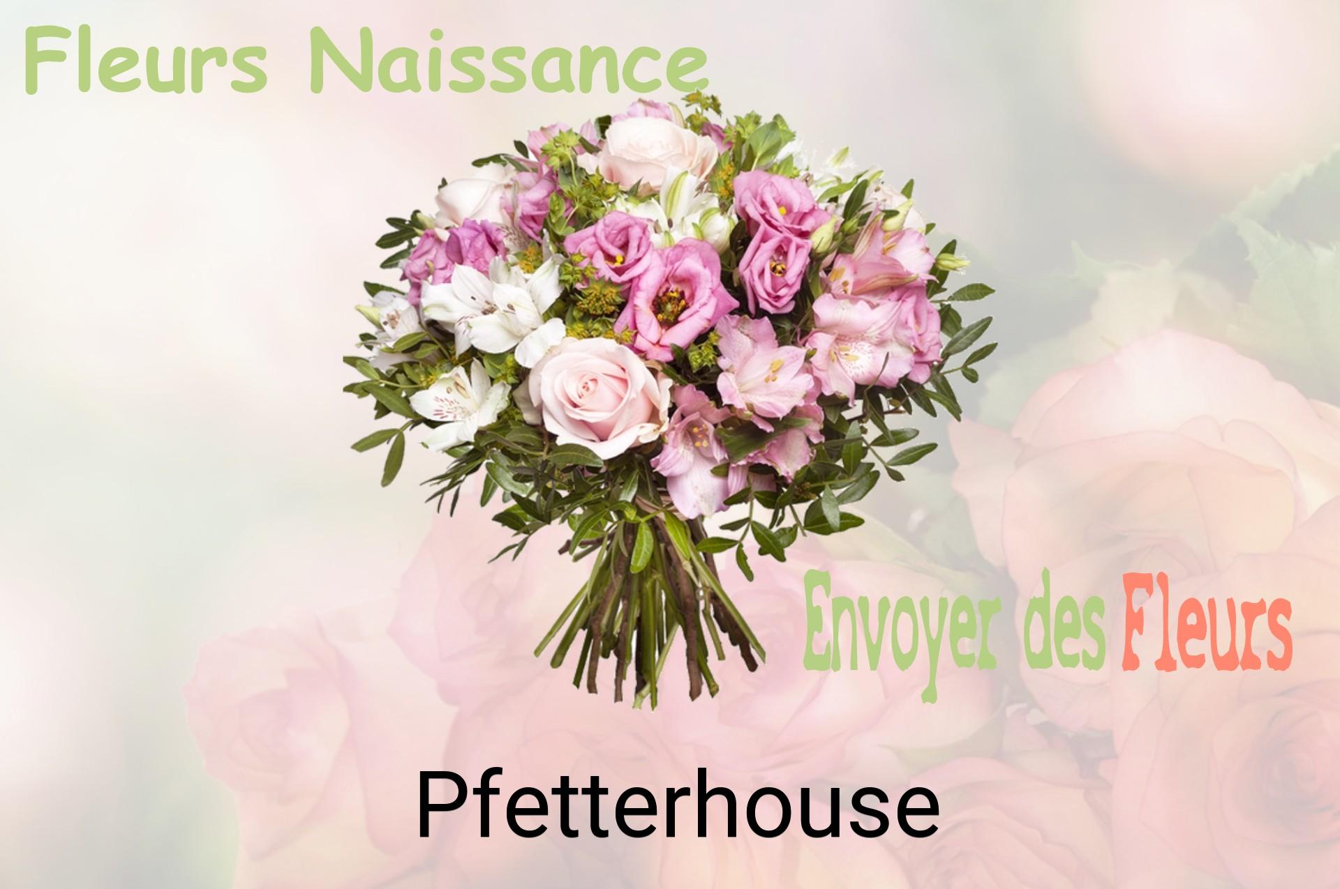 Bouquet de fleurs de naissance livré à Pfetterhouse